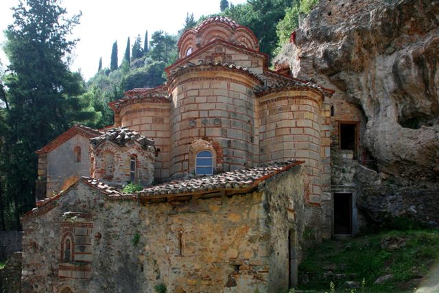 Mystras - Monastery of the Peribleptos - Sanctuary and chapels